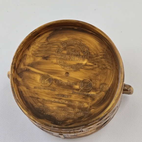 Disney Parks Tropical Hideaway Tiki Bowl Cup Disneyland Adventureland Trader Sam - Picture 6 of 8